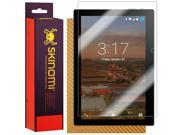 Skinomi® TechSkin Lenovo Tab3 10 Screen Protector Gold Carbon Fiber Full Body Skin with Free Lifetime Replacement Front Back Wrap Clear Film Ultra HD