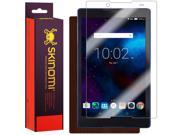 Skinomi® TechSkin Lenovo Tab3 8 Screen Protector Dark Wood Full Body Skin with Free Lifetime Replacement Front Back Wrap Clear Film Ultra HD and Anti