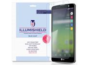 LG Stylus 2 Plus Screen Protector [Stylo 2 Plus][2 Pack] iLLumiShield HD Blue Light UV Filter Premium Clear Film Anti Fingerprint Anti Bubble Shield