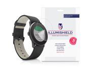 Pebble Time Round 20mm Screen Protector [3 Pack] iLLumiShield Japanese Ultra Clear HD Film with Anti Bubble and Anti Fingerprint High Quality Invisible Shi
