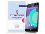 LG Tribute 5 Screen Protector LG K7 [2 Pack] iLLumiShield HD Blue Light UV Filter Premium Clear Film Anti Fingerprint Anti Bubble Shield Lifetime