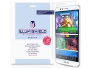 BLU Studio One Plus Screen Protector [2 Pack] iLLumiShield HD Blue Light UV Filter Premium Clear Film Anti Fingerprint Anti Bubble Shield Lifetime
