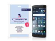 LG V10 Screen Protector [2 Pack] iLLumiShield HD Blue Light UV Filter Premium Clear Film Anti Fingerprint Anti Bubble Shield Lifetime Warranty