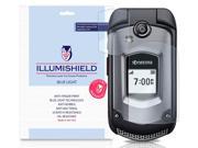 Kyocera DuraXTP Screen Protector [2 Pack] iLLumiShield HD Blue Light UV Filter Premium Clear Film Anti Fingerprint Anti Bubble Shield Lifetime Warr