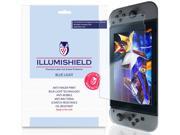 Nintendo Switch Screen Protector [2 Pack] iLLumiShield Blue Light Screen Protector for Nintendo Switch HD Shield with Anti Bubble Anti Fingerprint UV Filter