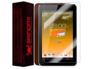 Skinomi Tablet Skin Dark Wood Cover Clear Screen Protector for Asus MeMo Pad HD7