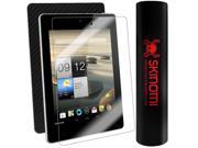 Skinomi Carbon Fiber Black Tablet Skin Screen Protector for Acer Iconia A3 10.1