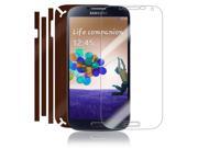 Skinomi Phone Skin Dark Wood Screen Protector for Samsung Galaxy S IV 4 S4 SIV