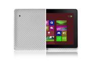 Skinomi Carbon Fiber Silver Skin Screen Protector for Acer Iconia W700 11.6 Inch
