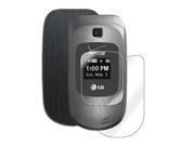 Skinomi Full Body Brushed Steel Phone Skin Screen Protector for LG Revere 2