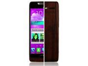 Skinomi Phone Skin Dark Wood Cover Screen Protector for Motorola RAZR i XT890