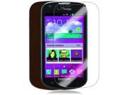 Skinomi Phone Skin Dark Wood Cover Clear Screen Guard for Samsung Galaxy Stellar