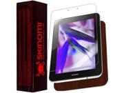 Skinomi Skin Dark Wood Cover Clear Screen Protector for Huawei MediaPad 7 Youth