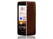 Skinomi Phone Skin Dark Wood Cover Clear Screen Protector for Pantech Discover