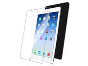 Skinomi Carbon Fiber Black Screen Protector for Apple iPad Air Wifi LTE 5th Gen