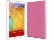 Skinomi Carbon Fiber Pink Skin Screen Protector for Samsung Galaxy Note 10 2014