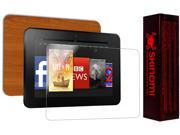 Skinomi Light Wood Full Body Skin Screen Protector for Amazon Kindle Fire HDX 7