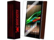 Skinomi Phone Skin Dark Wood Clear Screen Protector for Sony Xperia Z Ultra