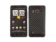 Skinomi Carbon Fiber Film Skin Protector Black for HTC Evo 4G