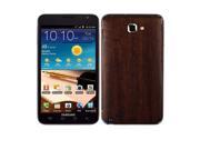 Skinomi Skin Dark Wood Cover Screen Protector for Samsung Galaxy Note T Mobile