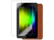 Skinomi Light Wood Full Body Tablet Skin Screen Protector for HP Slate 7