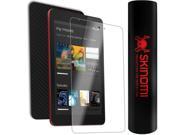 Skinomi Carbon Fiber Black Tablet Skin Screen Protector Cover for Dell Venue 8