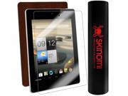 Skinomi Tablet Skin Dark Wood Cover Screen Protector for Acer Iconia A3 10.1