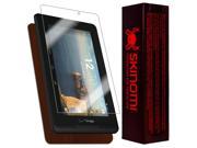 Skinomi Tablet Skin Dark Wood Cover Clear Screen Protector for Verizon Ellipsis 7