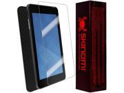 Skinomi Carbon Fiber Black Tablet Skin Screen Protector Cover for Dell Venue 7