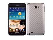 Skinomi Carbon Fiber Silver Skin Screen Protector for Samsung Galaxy Note AT T