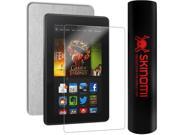 Skinomi Brushed Aluminum Skin Screen Protector for Amazon Kindle Fire HDX 8.9