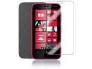 Skinomi Full Body Brushed Steel Phone Skin Screen Protector for Nokia Lumia 620