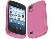 Skinomi Carbon Fiber Pink Skin Cover Clear Screen Protector for AT T ZTE Avail 2