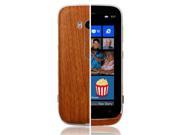 Skinomi Light Wood Full Body Skin Screen Protector Cover for Nokia Lumia 822