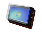 Skinomi TechSkin Dark Wood Tablet Skin Film Shield Screen Protector for ViewSonic ViewPad 10