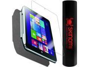 Skinomi Full Body Brushed Steel Tablet Skin Screen Protector for Lenovo Miix2 8