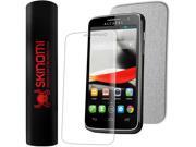Skinomi Brushed Aluminum Full Body Screen Protector for Alcatel One Touch Evolve