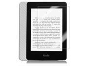 Skinomi Carbon Fiber Silver Skin Screen Protector for Amazon Kindle Paperwhite 2012 2013 3G Wi Fi