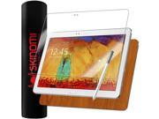 Skinomi Light Wood Full Body Screen Protector for Samsung Galaxy Note 10.1 2014