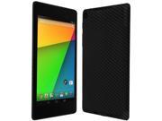 Skinomi Carbon Fiber Black Screen Protector Cover for Google Nexus 7 2013 LTE