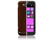 Skinomi Phone Skin Dark Wood Cover Screen Protector for Samsung ATIV S GT I8370