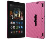 Skinomi Carbon Fiber Pink Skin Screen Protector for Amazon Kindle Fire HDX 8.9