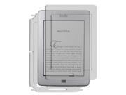 Skinomi Transparent Clear Full Body Protector Film Cover for Amazon Kindle Touch
