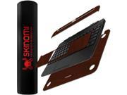 Skinomi Tablet Skin Dark Wood Cover for HP Slatebook 10 X2 Keyboard Only