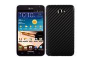 Skinomi Carbon Fiber Black Phone Skin Screen Cover for Samsung Galaxy Note AT T