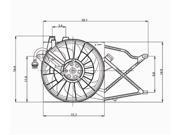 TYC 600640 Engine Cooling Fan Assembly New