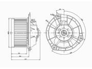 TYC 700107 HVAC Blower Motor New TYC 700107 HVAC Blower Motor New