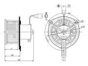 TYC 700155 HVAC Blower Motor New