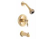 Danze D510155PBVT Sheridan Tub and Shower Trim Kit Polished Brass Valve Not Included