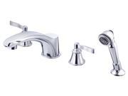 Danze D301725 Aerial Collection Roman Tub Faucet with Soft Touch Personal Shower Chrome
